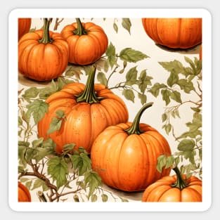 Pumpkin Pattern 19 Sticker